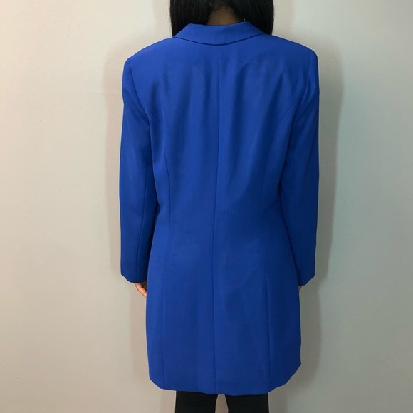 Blue long blazer - Picture 3 of 4